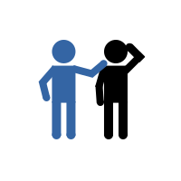 iemand geruststellen aan de telefoon