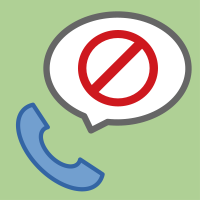 Telefonische verkoop afwimpelen