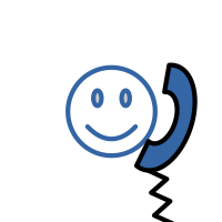 Telefoneren met een glimlach