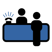 Wie geef je voorrang als baliemedewerker: een bezoeker of een beller?